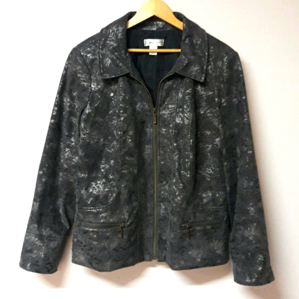 Christopher & Banks faux leather jacket